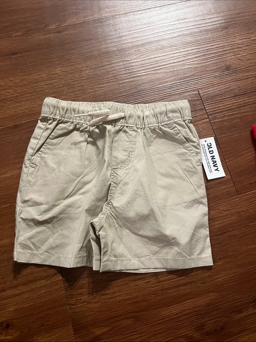 Old Navy Kids Drawstring Shorts - Red and Khaki